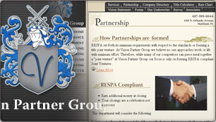 Website Design for Vision Partner Group