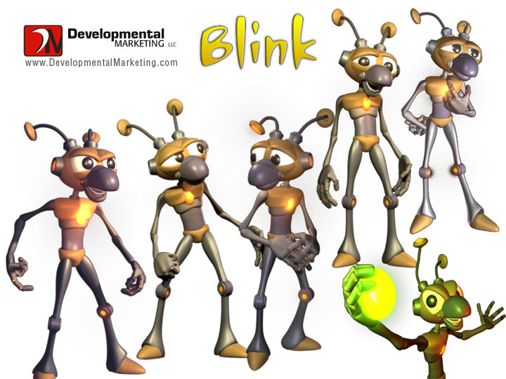 Chris Wall, 3D Animation, Blink and the Peabodies