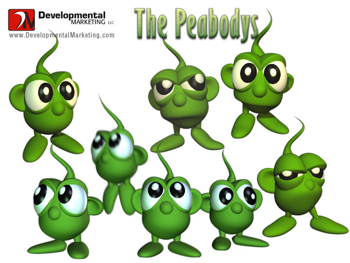 Chris Wall, 3D Animation, Blink and the Peabodies