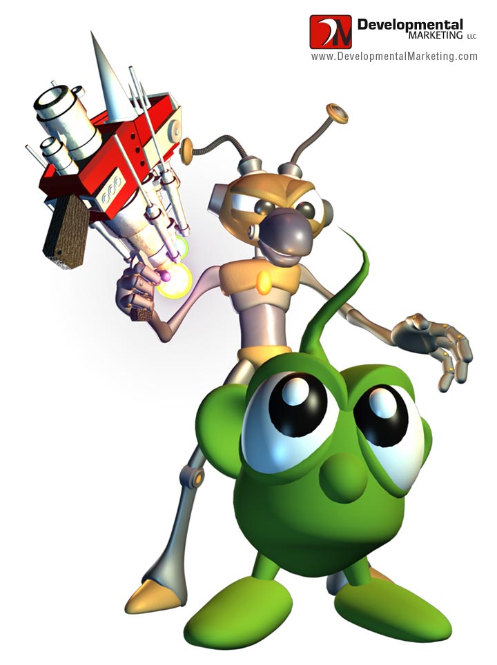 Chris Wall, 3D Animation, Blink and the Peabodies