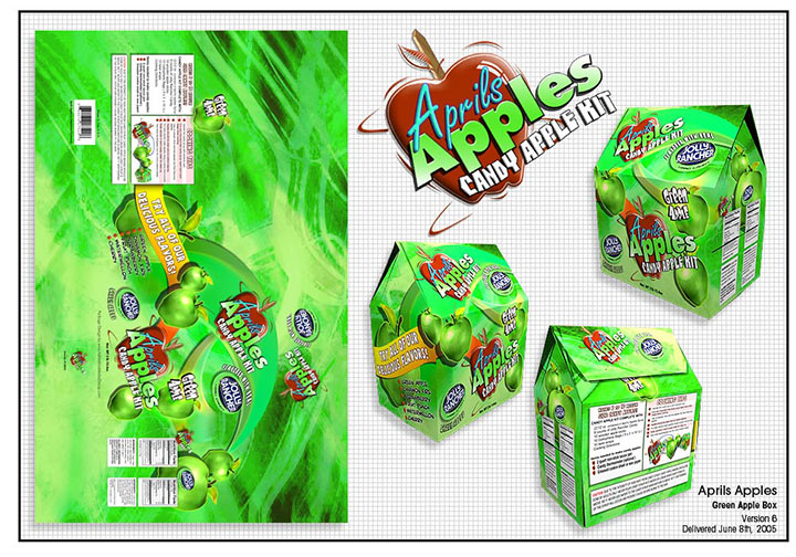 Graphic Design, April's Apples