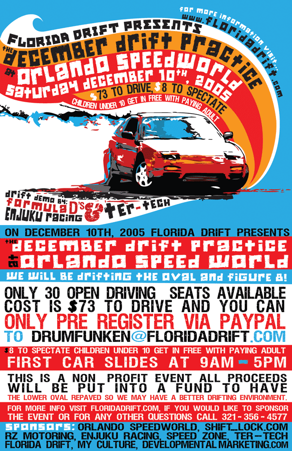 Graphic Design, Florida Drift, Chris Wall